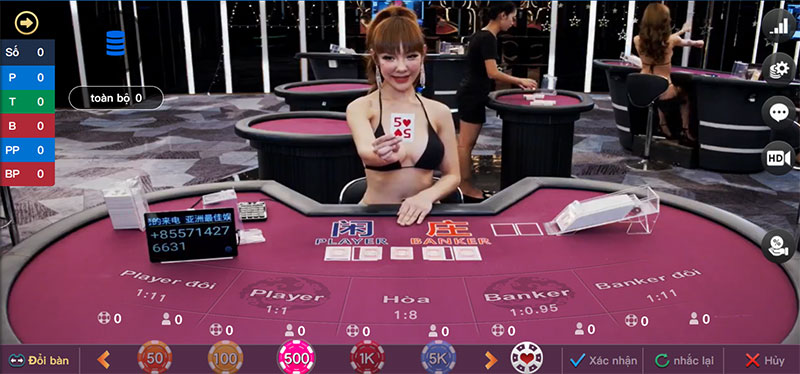 hướng dẫn chơi baccarat online ae888